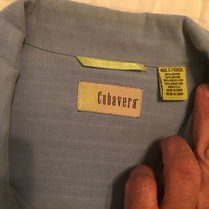 4xlt slate cubavera shirt